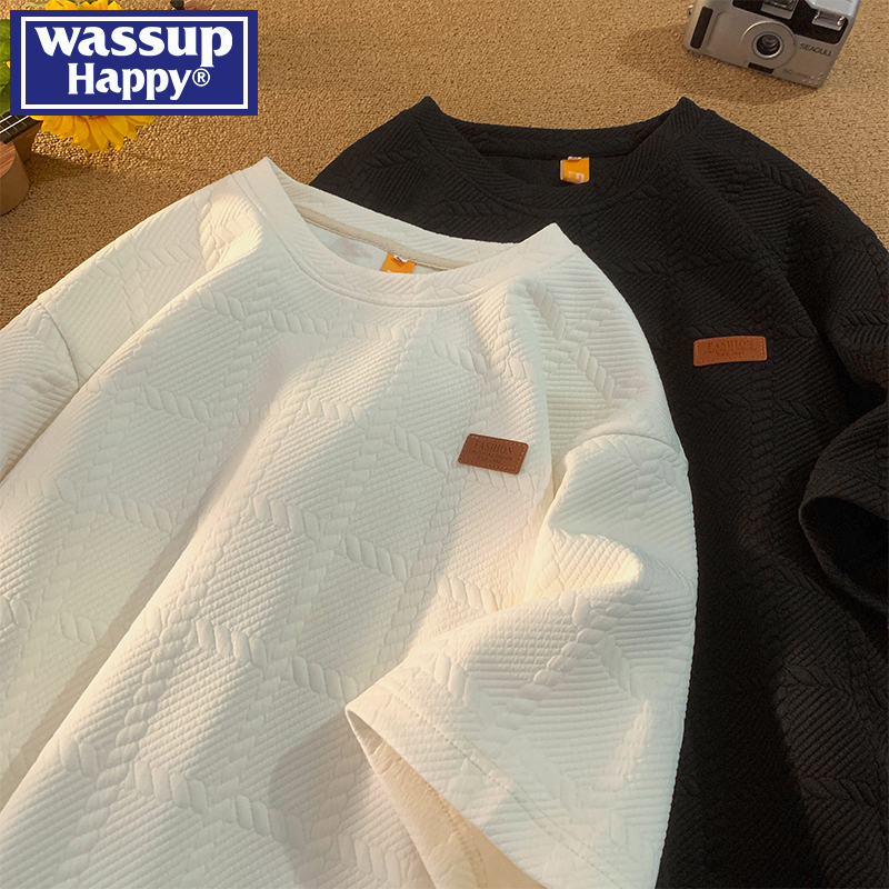 短袖t恤WASSUPHAPPY潮流百搭