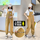 春秋款 宽松春装 夏季 孕妇裤 女小个子孕妇上厕所免脱大码 孕妇背带裤
