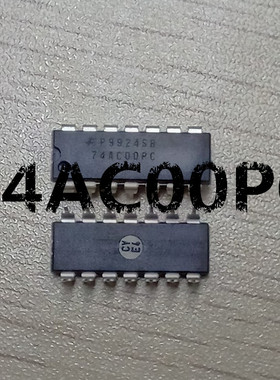 74AC00PC  封装直插14脚  现货