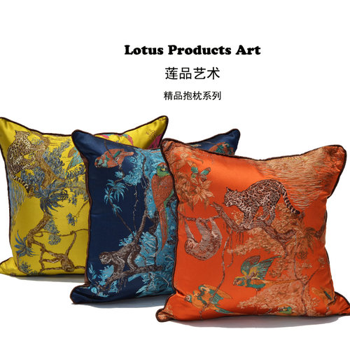 美式田园轻奢沙发客厅床头抱枕