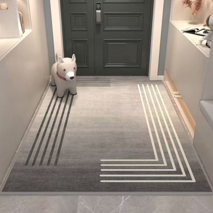 硅胶地垫（防滑秒吸水）轻奢浅语 进门玄幻 卫生间吸水门口地垫