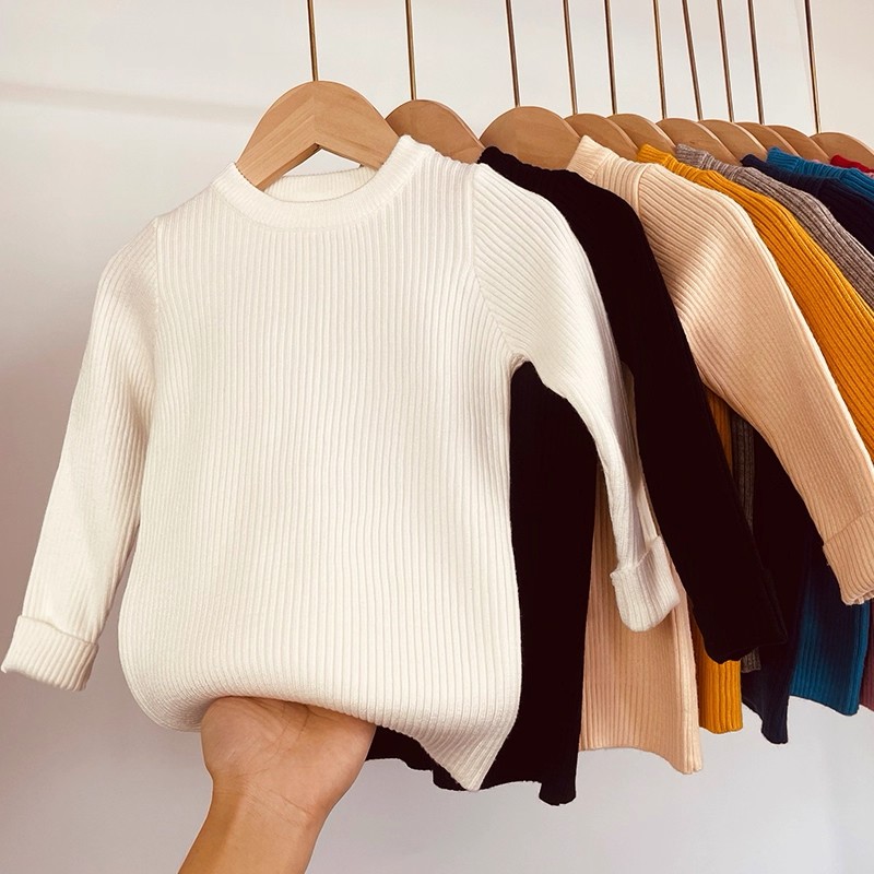 童装婴儿宝宝打底毛衣秋冬新款男女童针织衫套头加厚洋气纯色儿童,童装/婴儿装/亲子装,毛衣/针织衫,淘宝优惠券,粉丝福利购,淘宝优惠卷