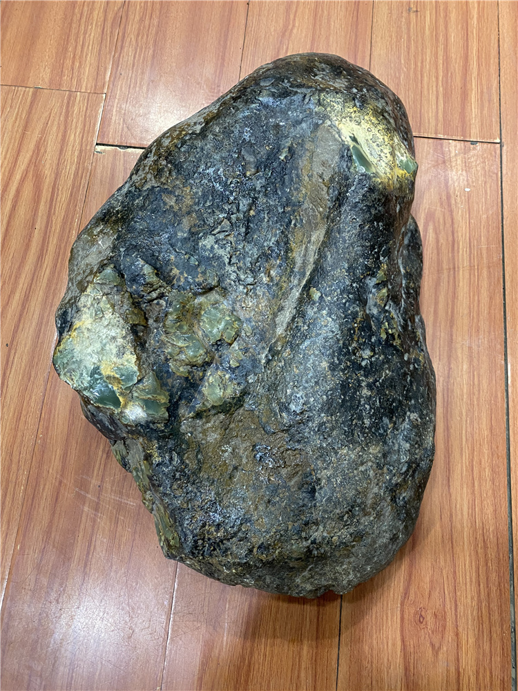 析木河磨玉原石摆件原料和田玉籽料黄白老岫玉手把件吊坠手镯手串