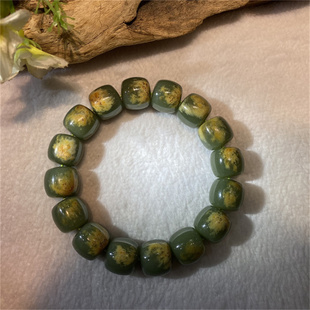 和田玉析木河磨玉手串手链手把件手镯吊坠挂件籽料原石摆件岫玉