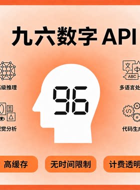 九六数字API接口AI接入配置服务多工具适配 图像生成代码助手调用