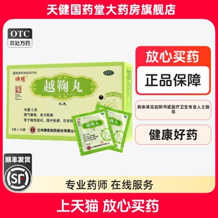 佛慈 越鞠丸 6g*10袋理气解郁胸闷腹胀饮食不消化嗳气反酸水丸