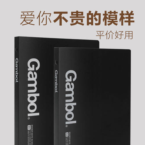 日本kokuyo国誉Gambol渡边b5活页本可换替芯文艺商务活页笔记本子