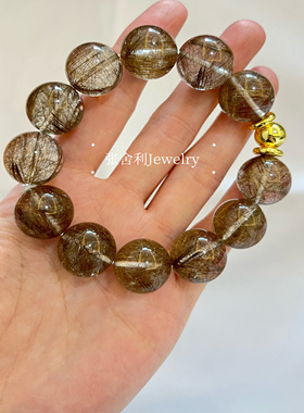 张舍利Jewelry.【雪纺极光】原创银发晶手串（109474）全新