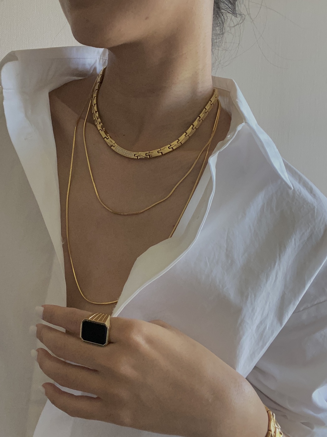 aria高级感项链水晶锆石