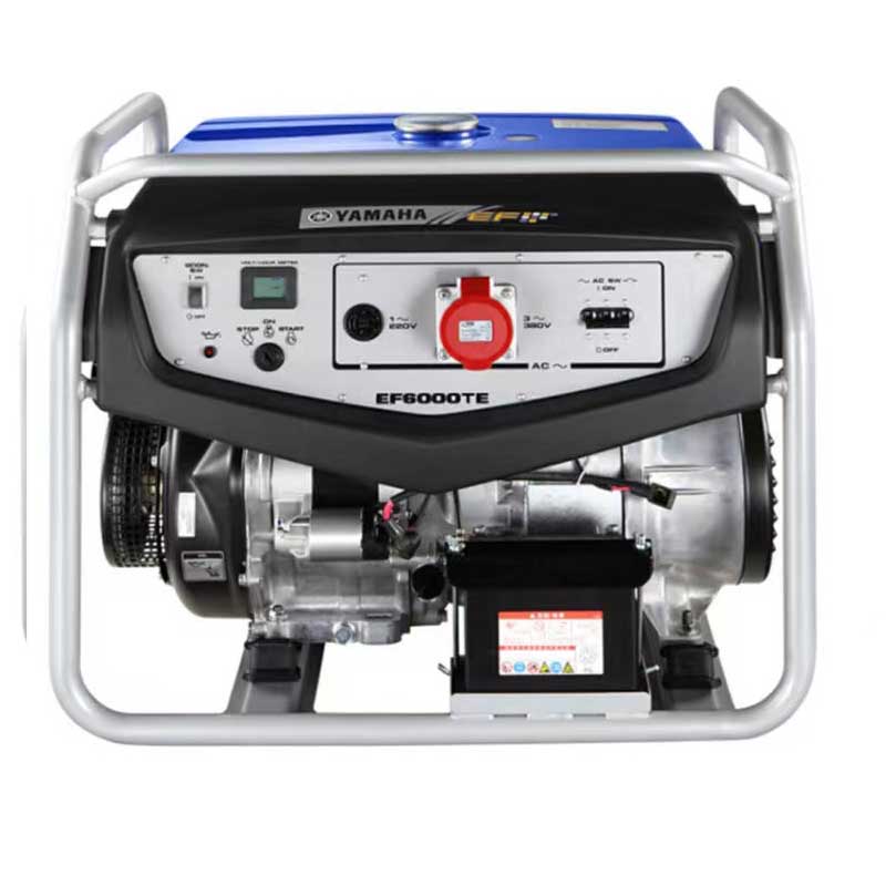 海道汽油发电机雅马哈四冲程单三相两发用电器动EF6000TE额定5KW