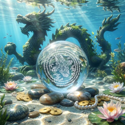 龙王坛水解脱咒供奉水晶球