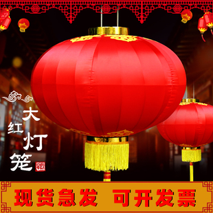 大红绸布灯笼 高档大红灯笼 乔迁别墅豪宅绸布灯笼 质量好 价格贵