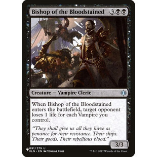 万智牌 沥血团主教 Bishop of the Bloodstained LIST 英文平卡银