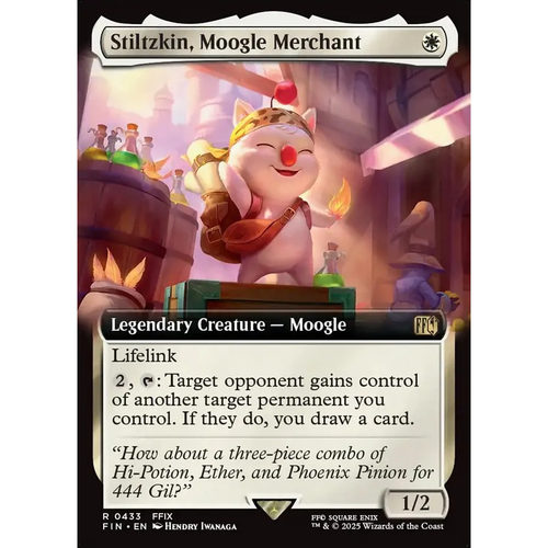 莫古力商人斯蒂尔兹金 Stiltzkin, Moogle Merchant FIN 英文扩画