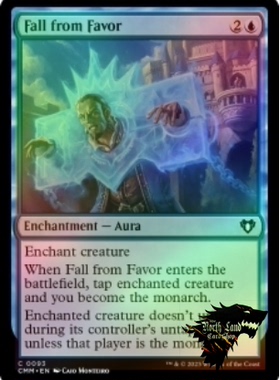 万智牌 失宠 Fall from Favor 英文平闪 CMM指挥官大师 美印