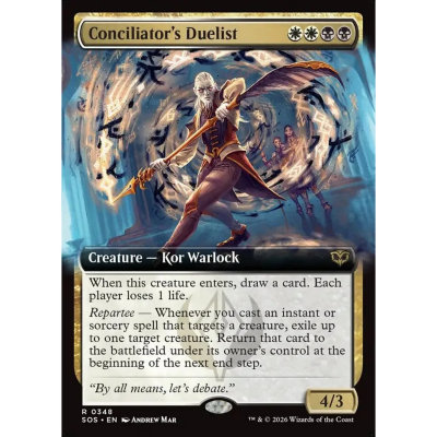 万智牌 协调员斗客 Conciliator's Duelist SOS 英文扩画平/闪卡