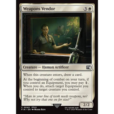 【北境卡牌】万智牌 武器店老板 Weapons Vendor 英文平/闪卡 FIN