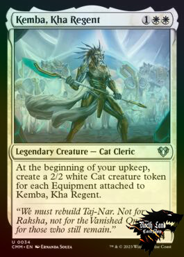 万智牌摄政狮王肯芭英文闪CMM