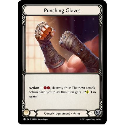 【北境卡牌】赤魂战纪 FAB Punching Gloves SUP 英文平卡 C图片