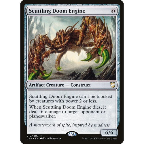 万智牌 疾步毁灭引擎 Scuttling Doom Engine C18 英文平卡 金