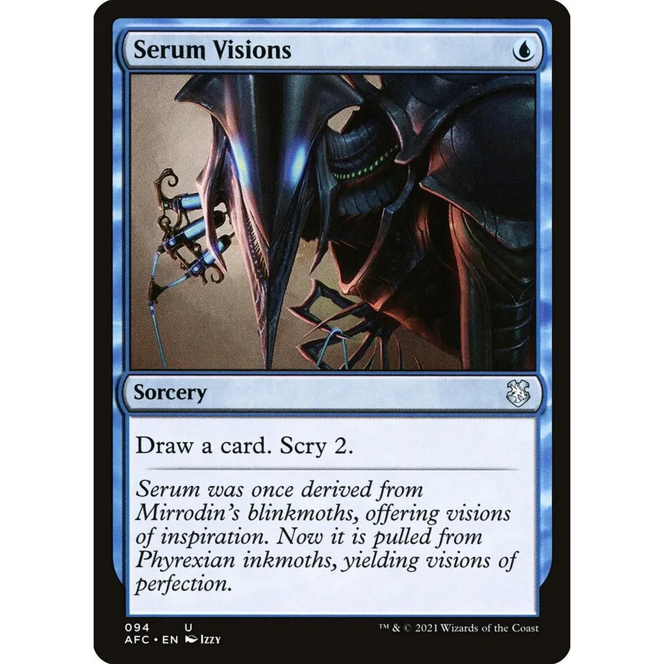 【北境卡牌】万智牌 浆液预视 Serum Visions AFC 中/英文平卡 银