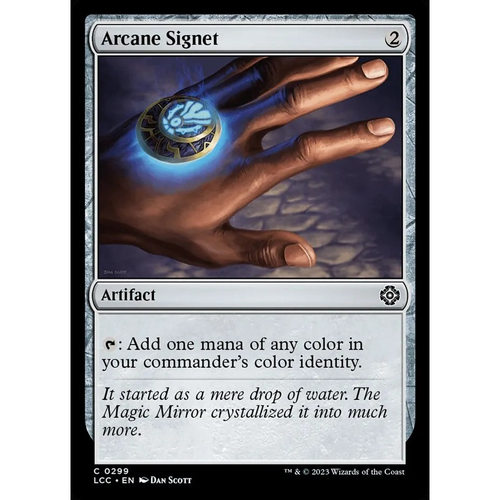 【北境卡牌】万智牌 秘法印记 Arcane Signet LCC 英文平卡 铁