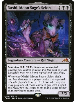 万智牌 月智者后裔哪失 Nashi, Moon Sage's Scion LIST 英文平卡