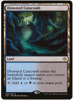 万智牌 水没墓穴Drowned Catacomb 英文 Archenemy: Nicol Bolas