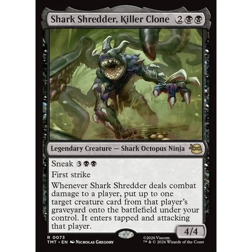 万智牌 杀人克隆体巨鲨施瑞德 Shark Shredder, Killer Clone TMT