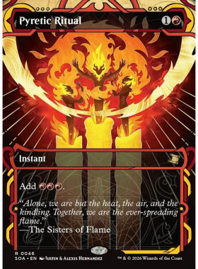 【北境卡牌】万智牌 热病祭礼 Pyretic Ritual SOA 英文平/闪卡