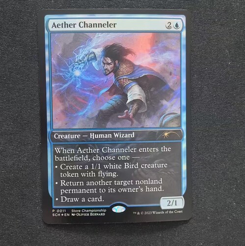 【北境卡牌】万智牌 乙太通导师 Aether Channeler SCH 英文平闪