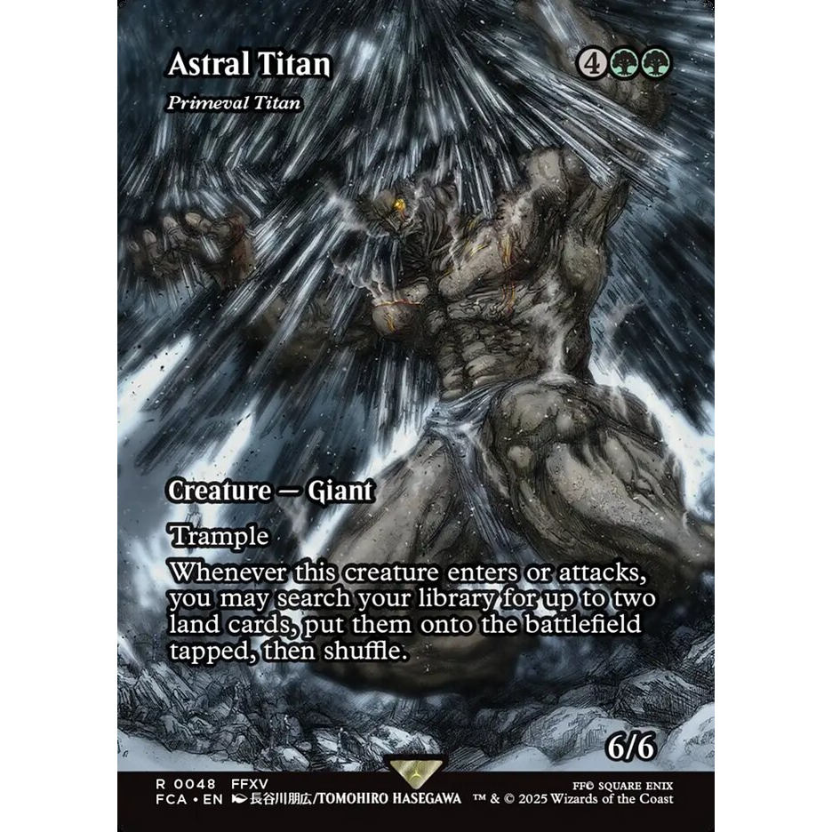 【北境卡牌】万智牌 太古泰坦 Primeval Titan FCA 英文平/闪卡