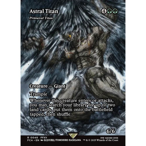 【北境卡牌】万智牌 太古泰坦 Primeval Titan FCA 英文平/闪卡