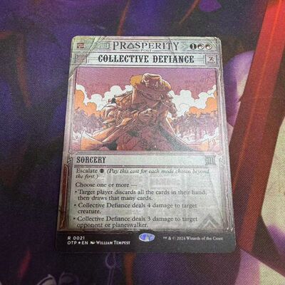 万智牌卡牌携手反抗英文日印闪