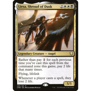 Shroud Dusk 万智牌 英文平卡 Liesa CMR 金 薄暮之帷莉艾莎