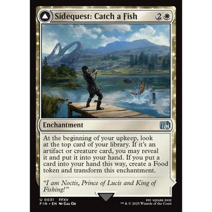 万智牌 支线任务：钓鱼 Sidequest: Catch a Fish FIN 英文平/闪