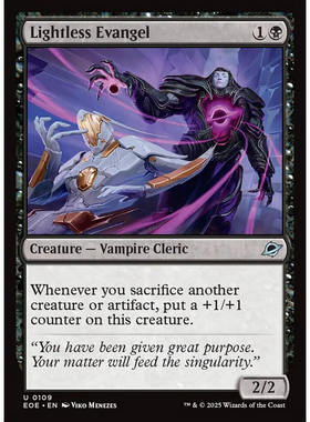 【北境卡牌】万智牌 隐光福音师 Lightless Evangel EOE 英文 银