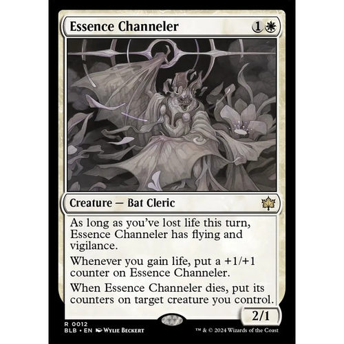 万智牌 菁华通联师 Essence Channeler BLB 英文平/闪卡 金