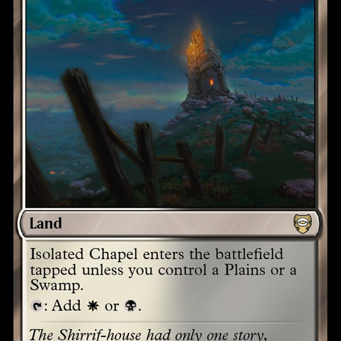 【北境卡牌】万智牌 孤立礼拜堂 Isolated Chapel LTC 英文平卡金