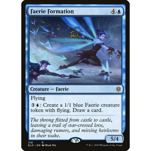 万智牌 仙灵兵阵 Faerie Formation ELD 中/英文平卡 金