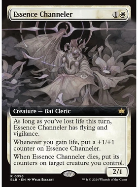 万智牌 菁华通联师 Essence Channeler BLB 英文扩画平卡 金