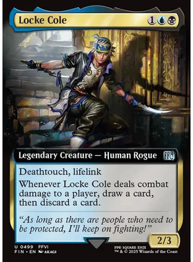 【北境卡牌】万智牌 洛克·科尔 Locke Cole FIN 英文扩画平/闪卡