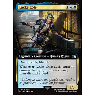 【北境卡牌】万智牌 洛克·科尔 Locke Cole FIN 英文扩画平/闪卡