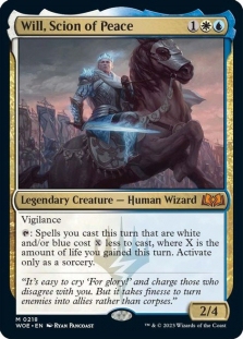 万智牌 崇文后裔威尔 Will, Scion of Peace WOE 中/英文 平/闪卡