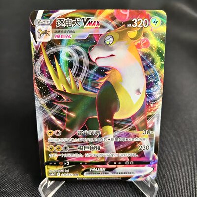 PTCG卡牌简中逐电犬VMAXRRR045