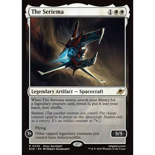 【北境卡牌】万智牌 瑟黎玛号 The Seriema EOE 英文平/闪卡 金