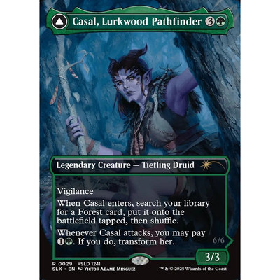 万智牌 Casal, Lurkwood Pathfinder PRM 英文平卡 金