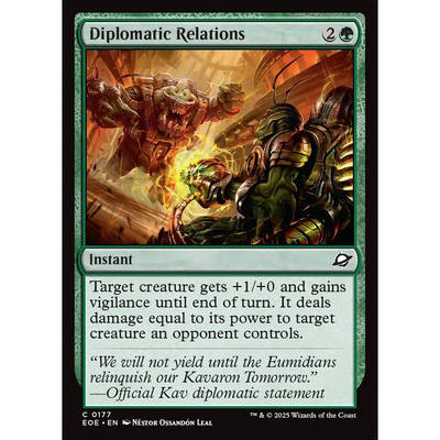 【北境卡牌】万智牌 外交关系 Diplomatic Relations EOE 英文 铁