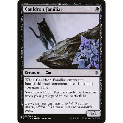 【北境卡牌】万智牌 鼎镬佣兽 Cauldron Familiar List 英文平卡