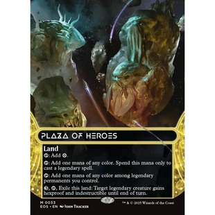 【北境卡牌】万智牌 群英广场 Plaza of Heroes EOS 英文平/闪 金
